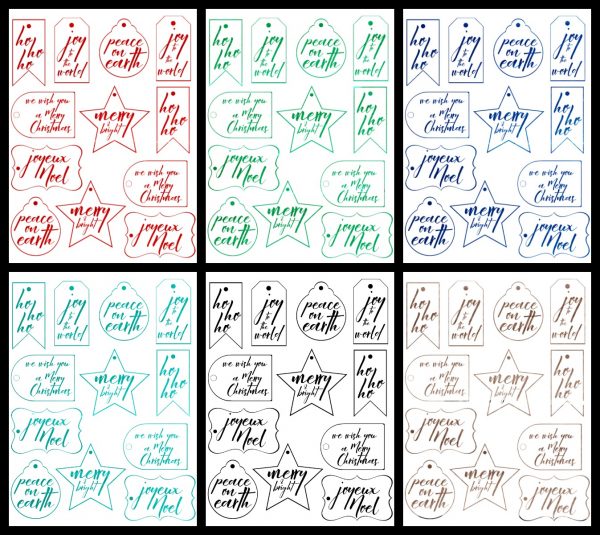 Jingle Bell Gift Wrapping with Free Printable Christmas Gift Labels ...