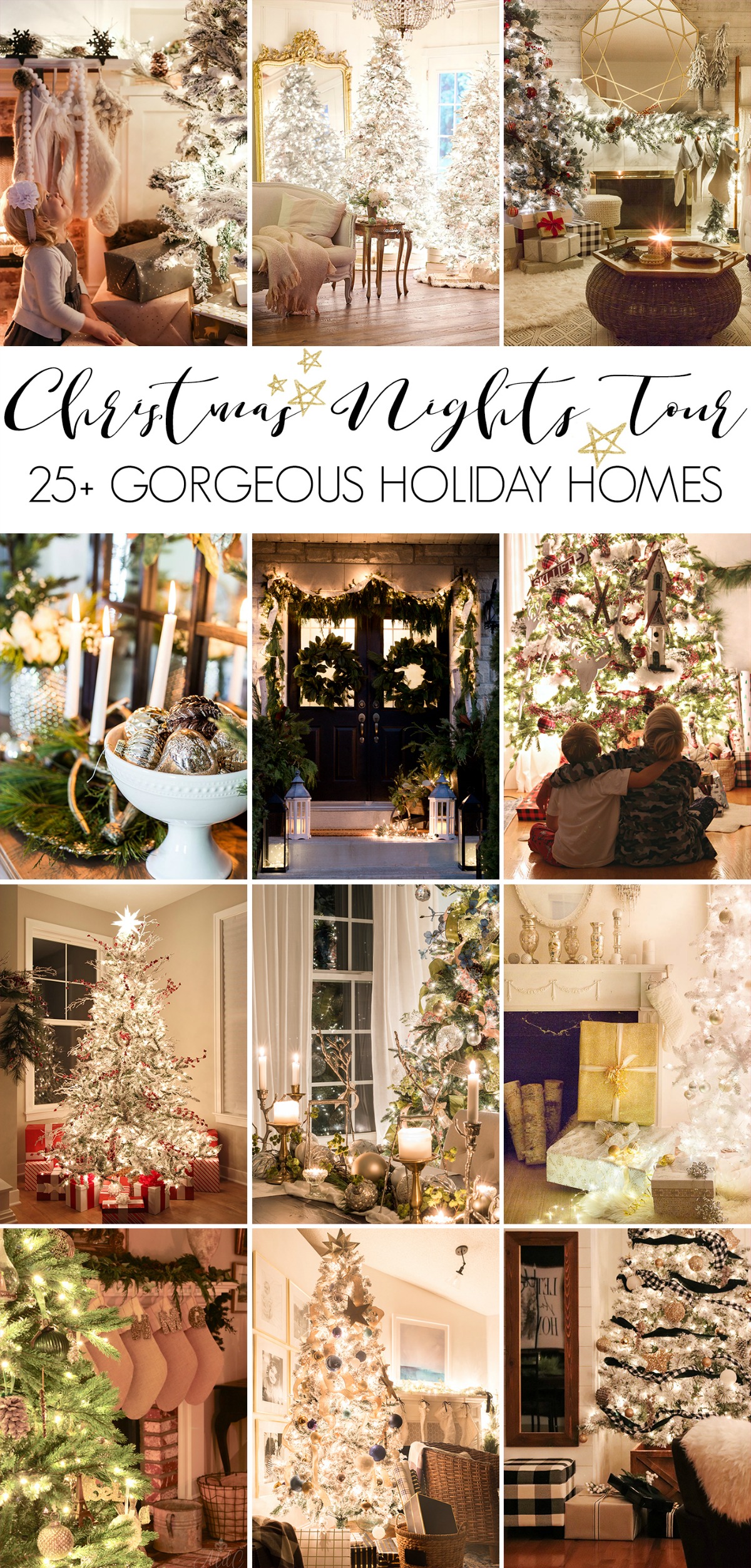 20 gorgeous holiday homes graphic.