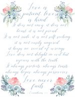 Love is Patient, Love is Kind Free Printable {Heartfelt &amp; Handmade ...