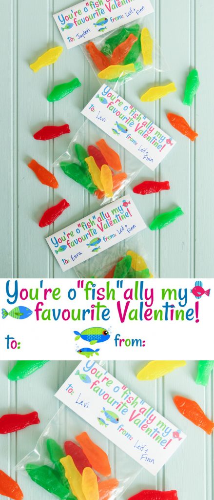 Adorable o"fish"ally Free Printable Valentines | The Happy Housie