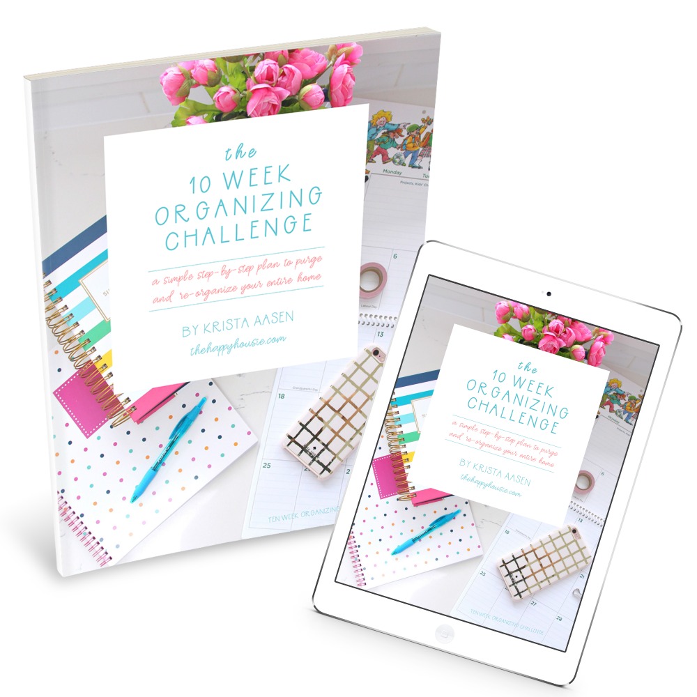 The 10 Week Organizing Challenge Ebook Release!