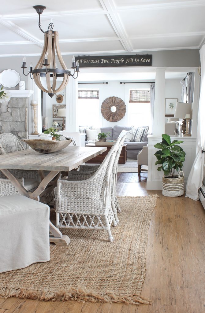 Seasonal Simplicity Spring Home Tour Series Day One | The Happy Housie