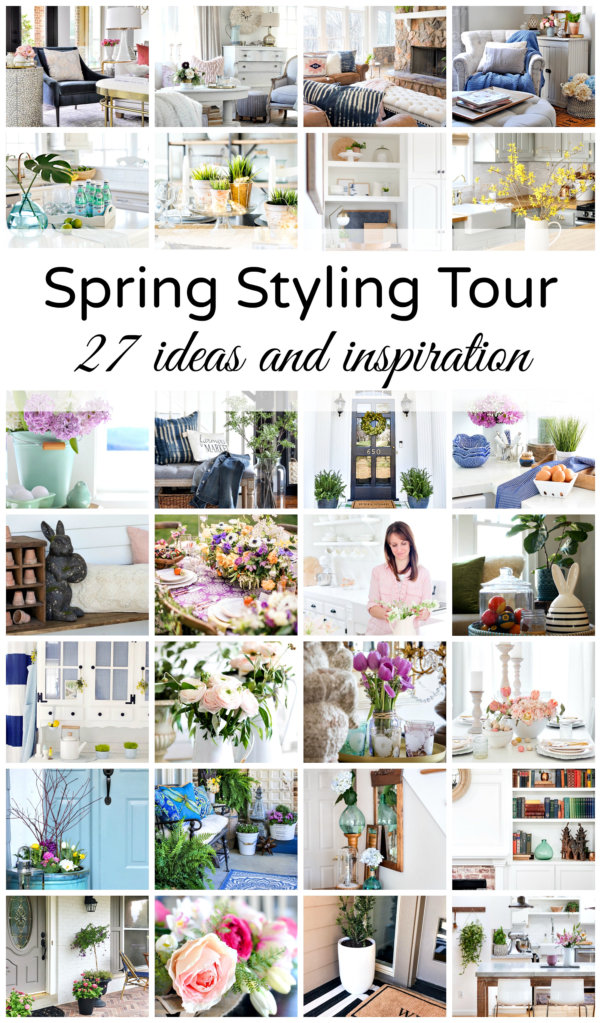 Spring Styling Tour Ideas And Inspiration.