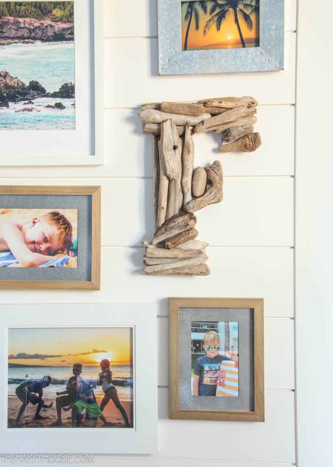 The driftwood letter F in the picture gallery.