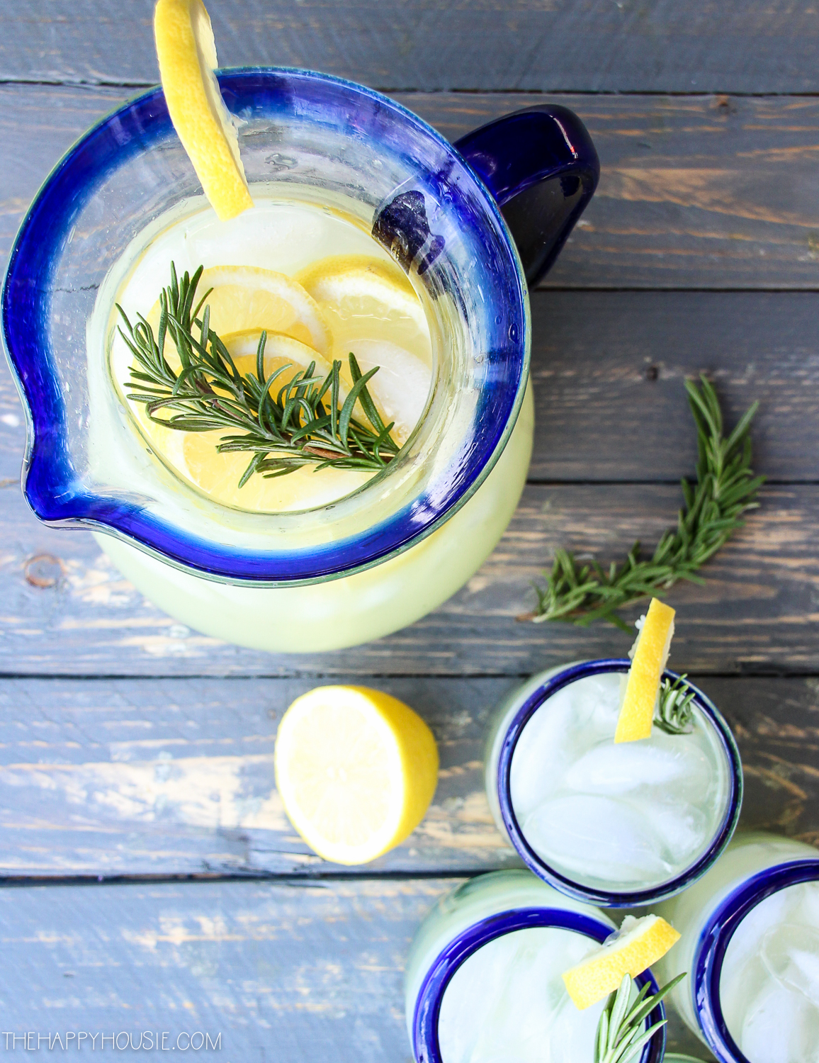 Simply Delicious Italian Herb Lemonade {perfect summer cocktail}
