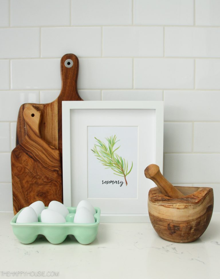 Watercolour Herb Free Kitchen Printables {in 10 designs!} | The Happy ...