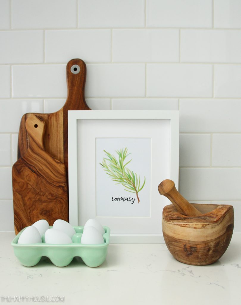 Watercolour Herb Free Kitchen Printables {in 10 designs!} | The Happy ...