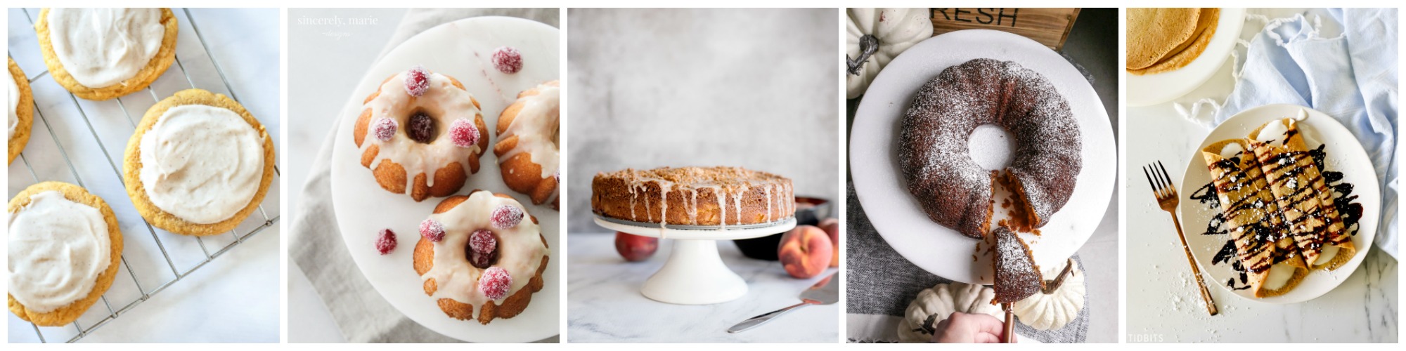 Fall desserts for bloggers.