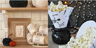 Free Printable Halloween Banner &amp; Vignette | The Happy Housie