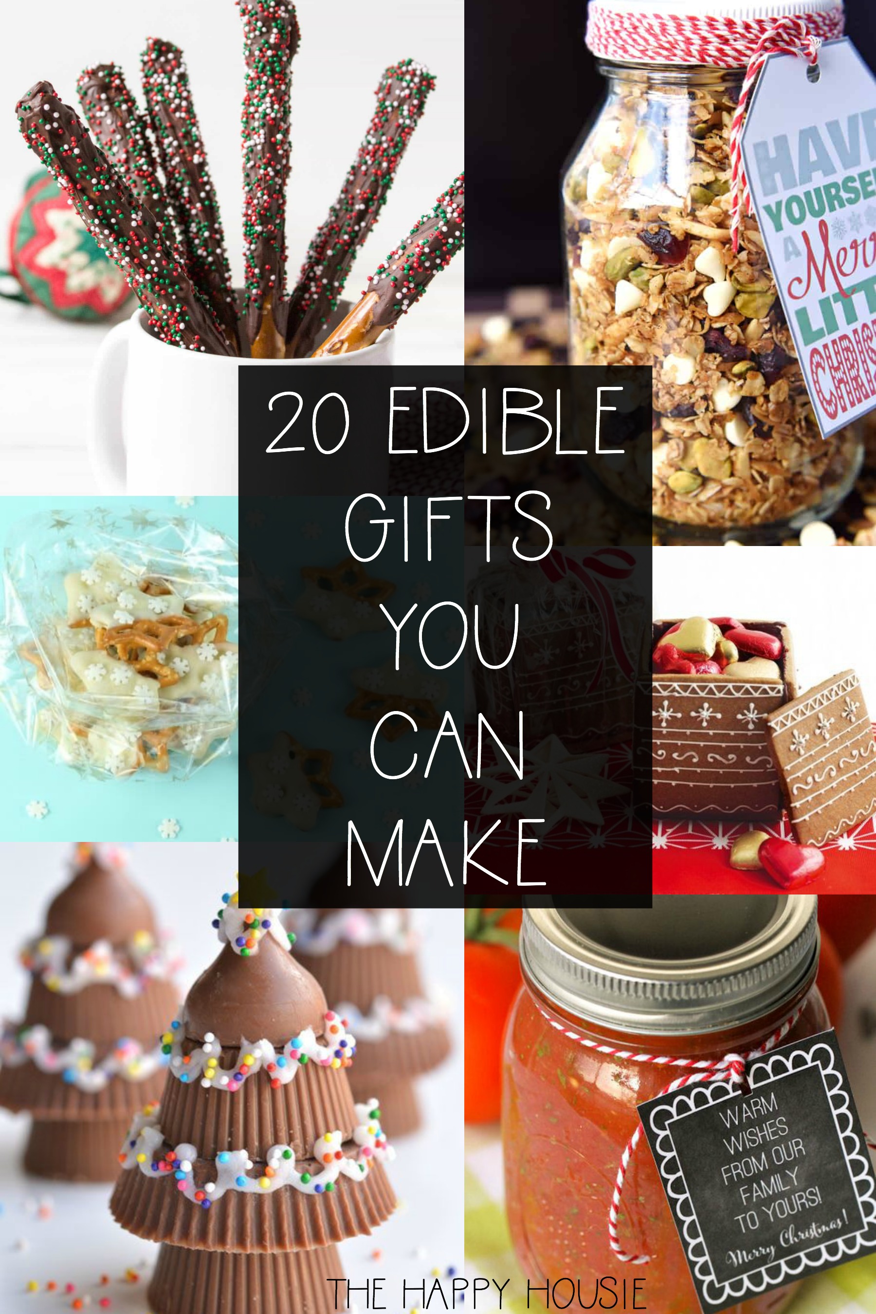 20 edible gifts you can make graphic.
