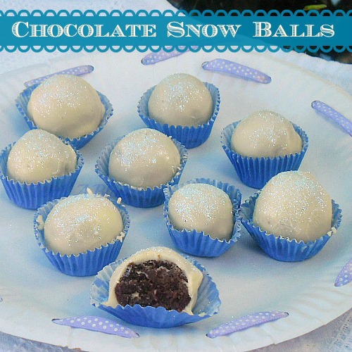 Chocolate snow balls.