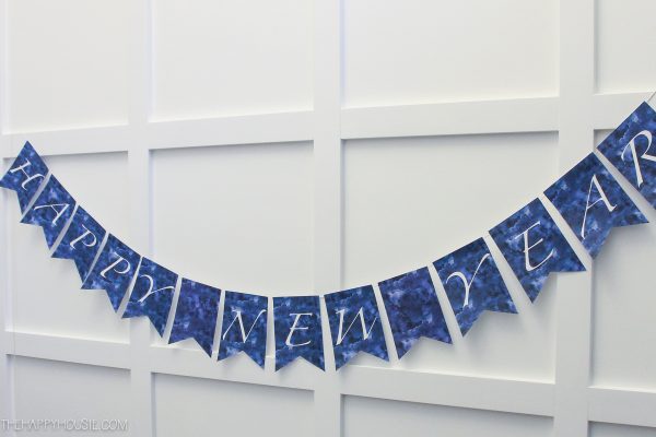 Three Free Printable Happy New Year Banners | The Happy Housie