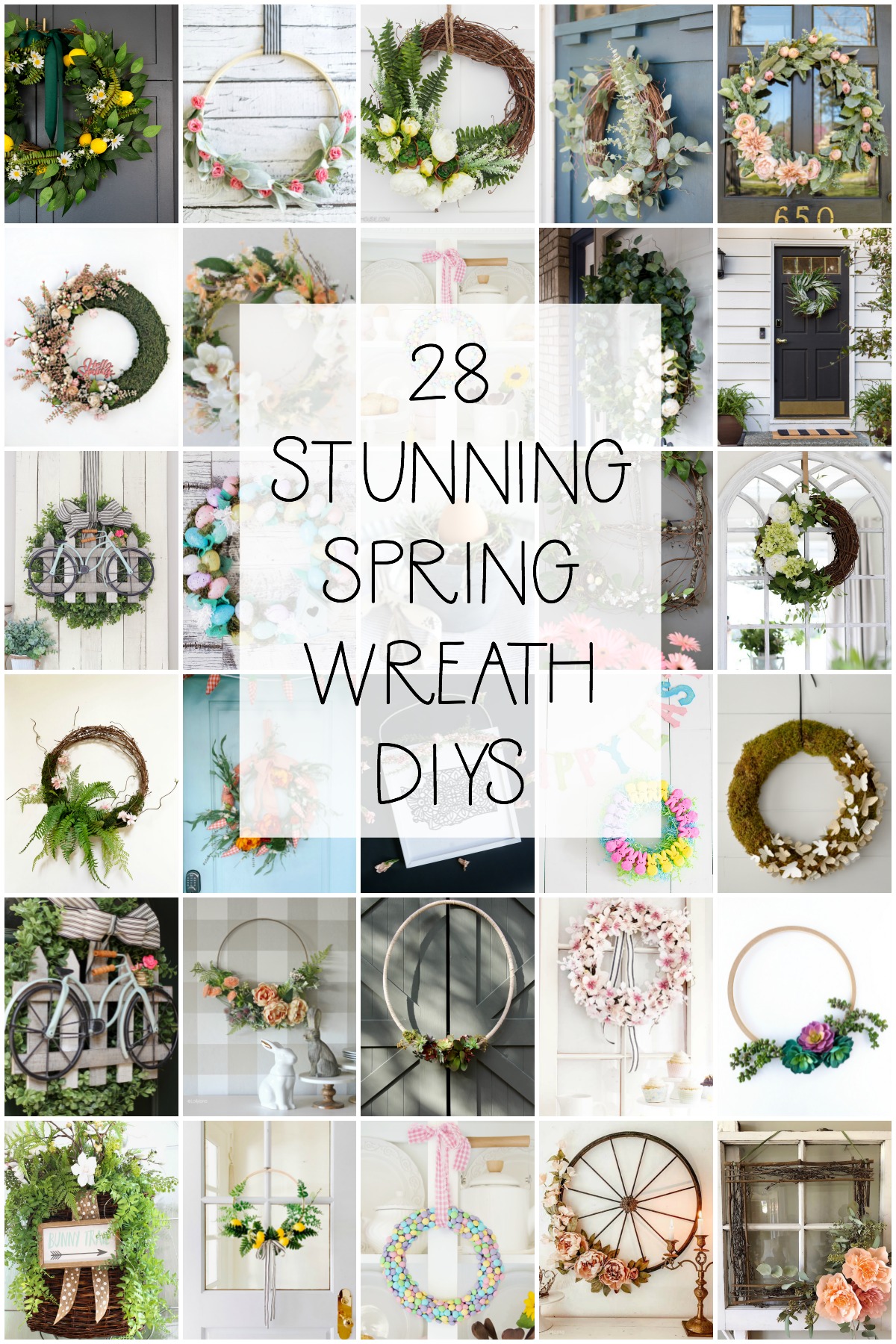 28 Stunning spring wreath diys poster.