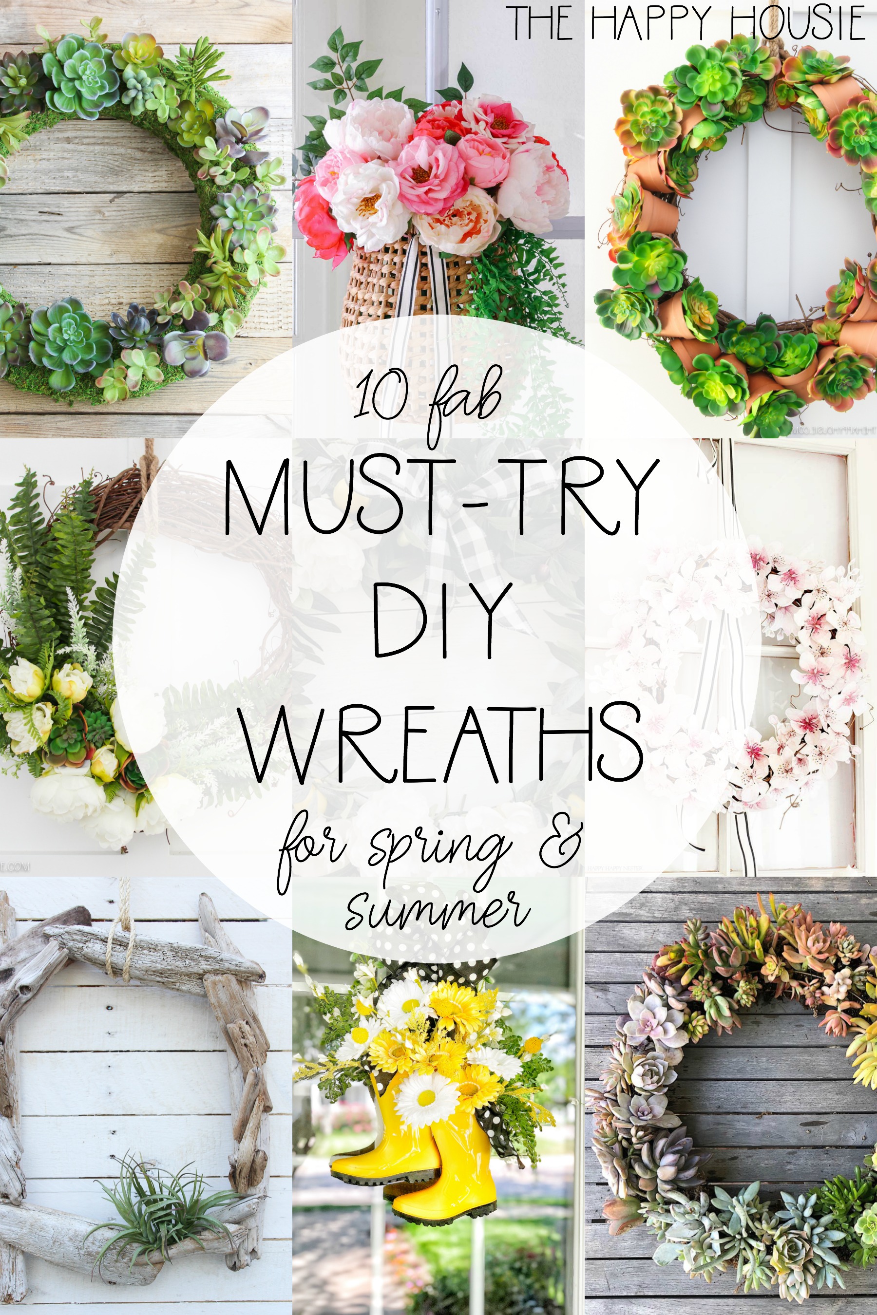 Must try DIY wreaths poster.