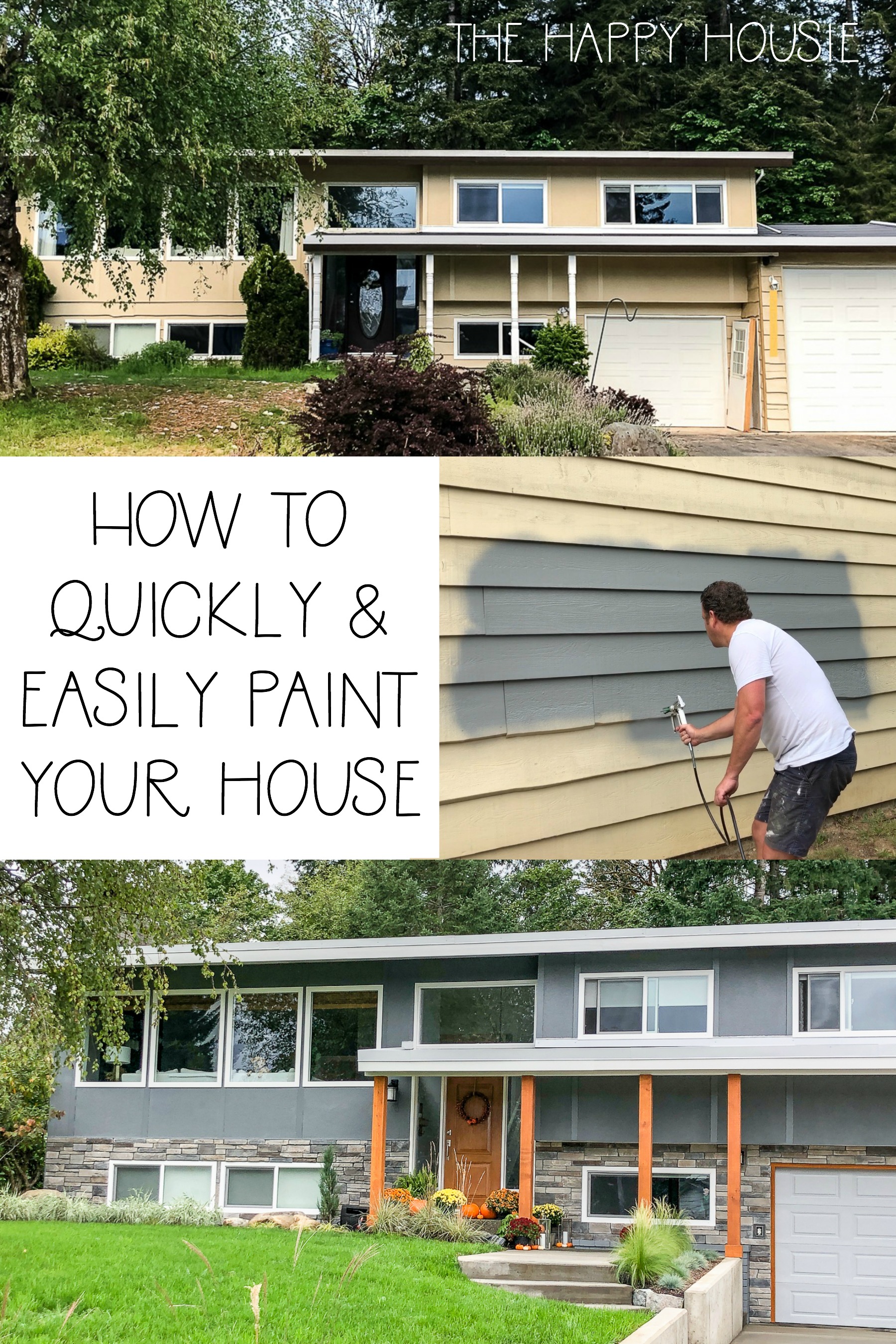 How to quickly and easily paint your house graphic.