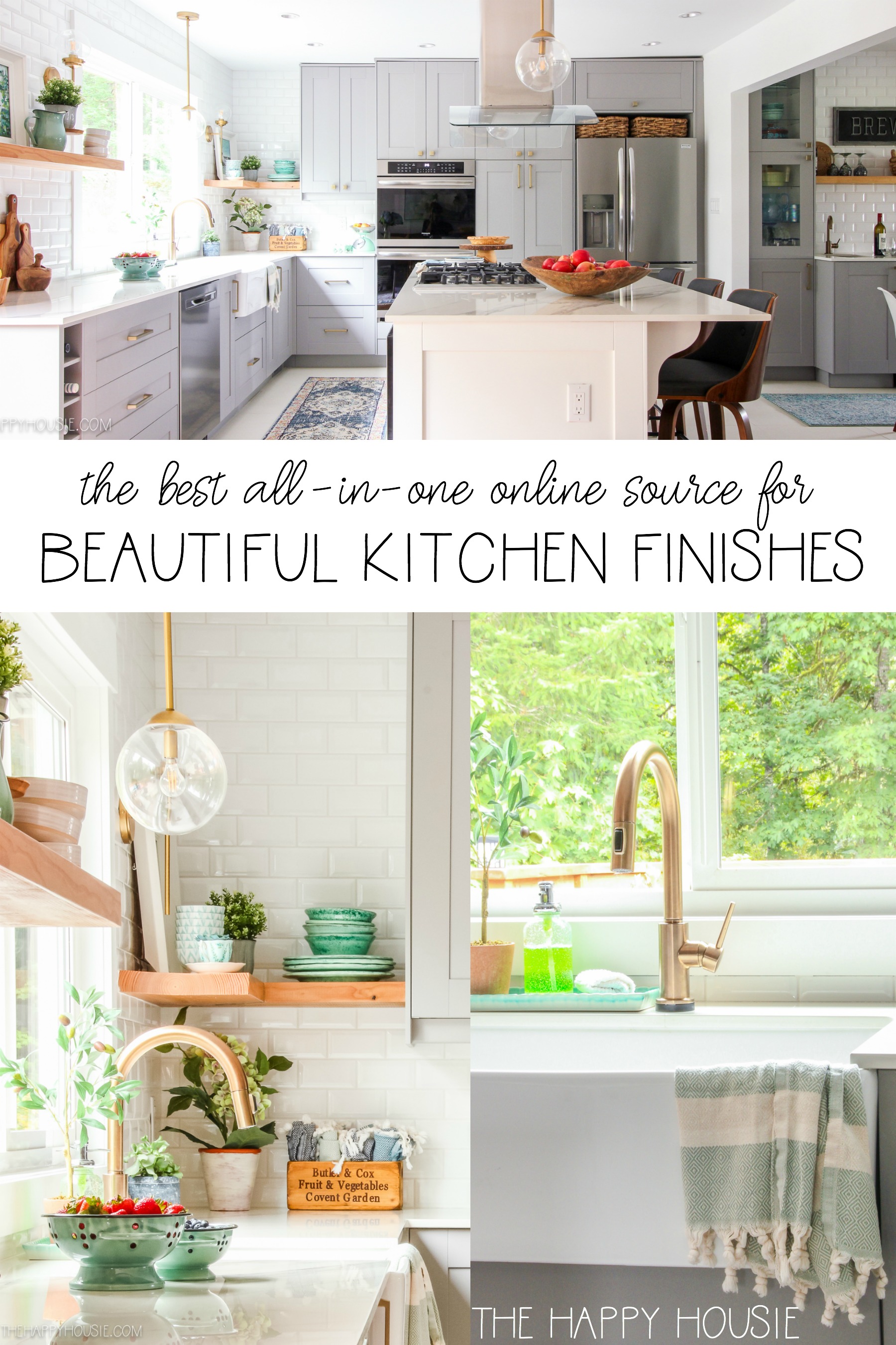 Beautiful Kitchen Finishes graphic.