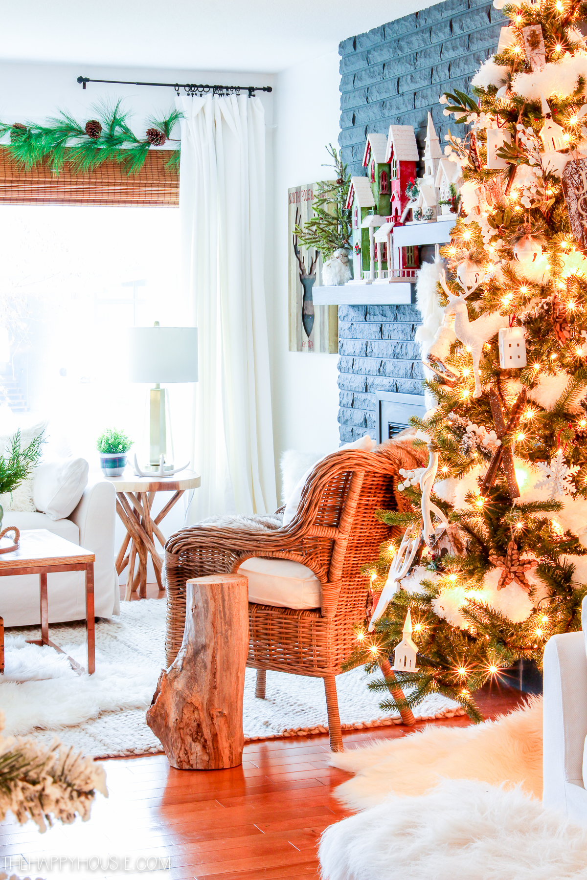 Simple Christmas Decorating throughout the House