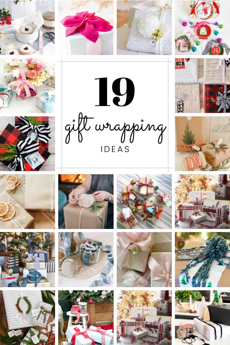 19 Gift Wrapping Ideas Poster.