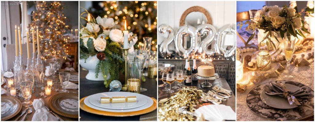 New Years table settings 2019