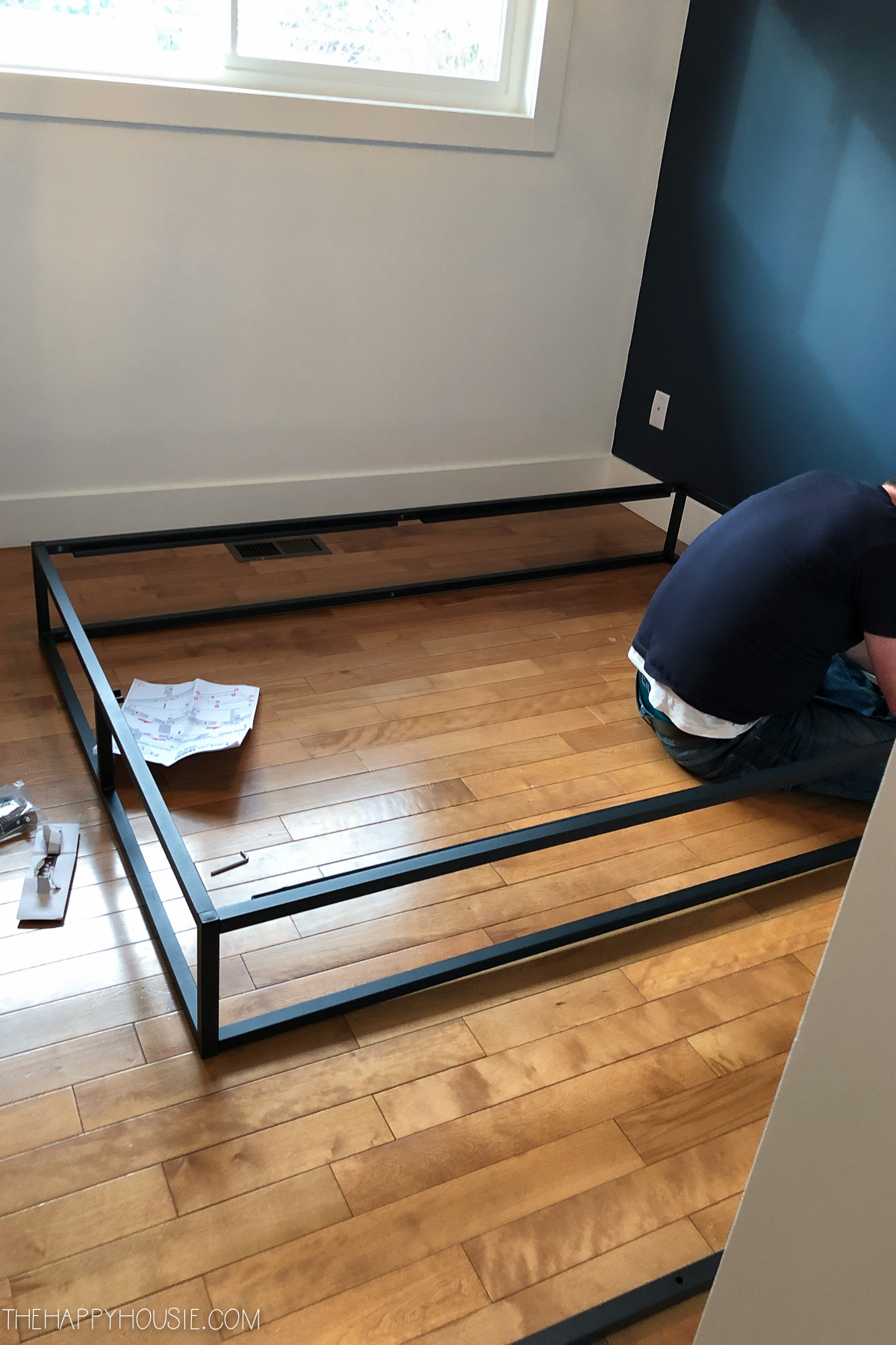 Building the bed for the tween room.