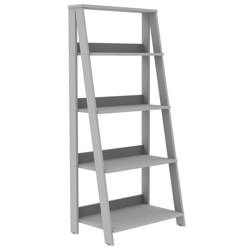 A ladder shelf for the tween bedroom.