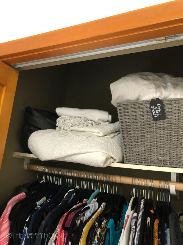 How to Organize a Small Reach-in Closet for Multi-Purpose Storage | The ...