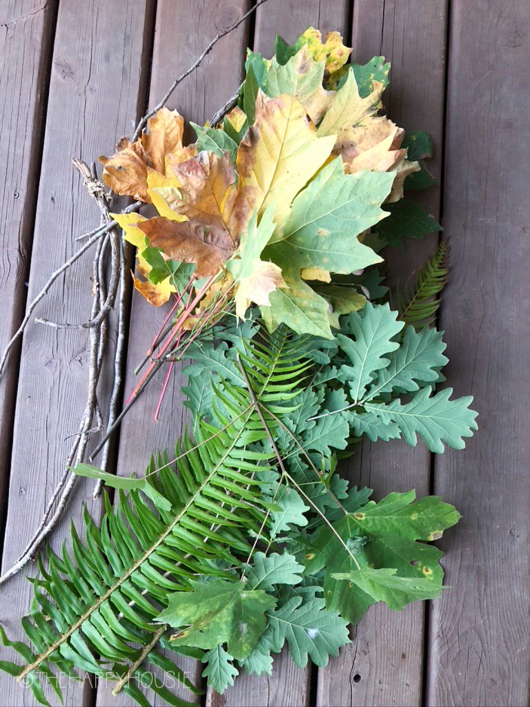 How to Upgrade a Grocery Store Fall Bouquet with Foraged Fall Greenery ...