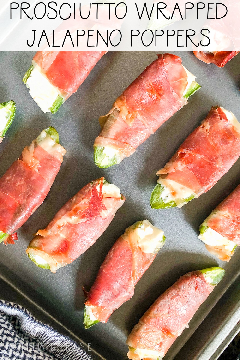 Prosciutto Wrapped Jalapeños Poppers poster.
