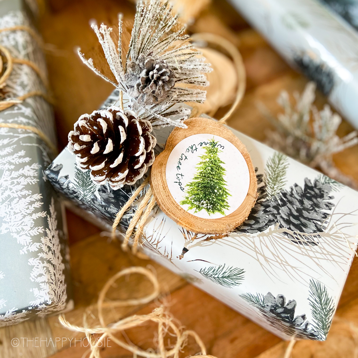 Unique Christmas Gift Wrapping on a Budget - Sanctuary Home Decor