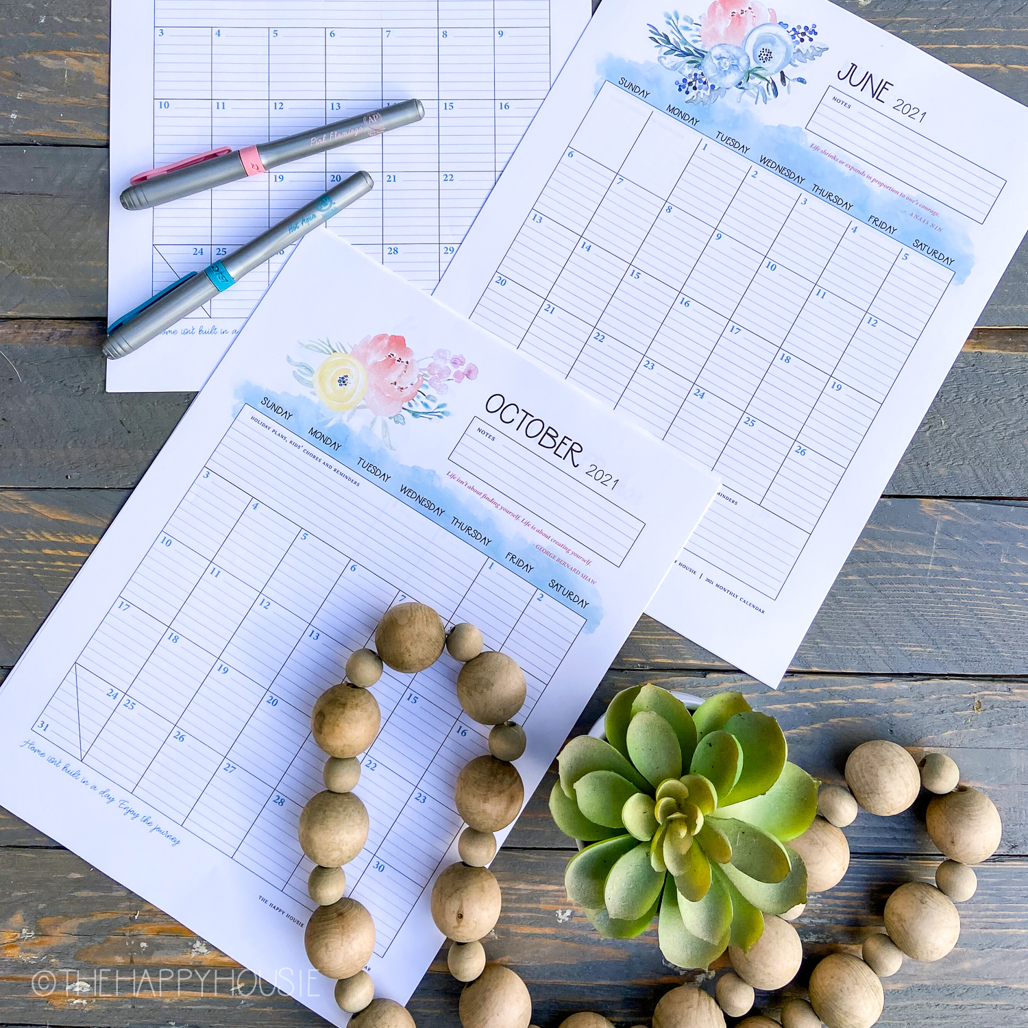download your own free printable family planner calendar for 2021