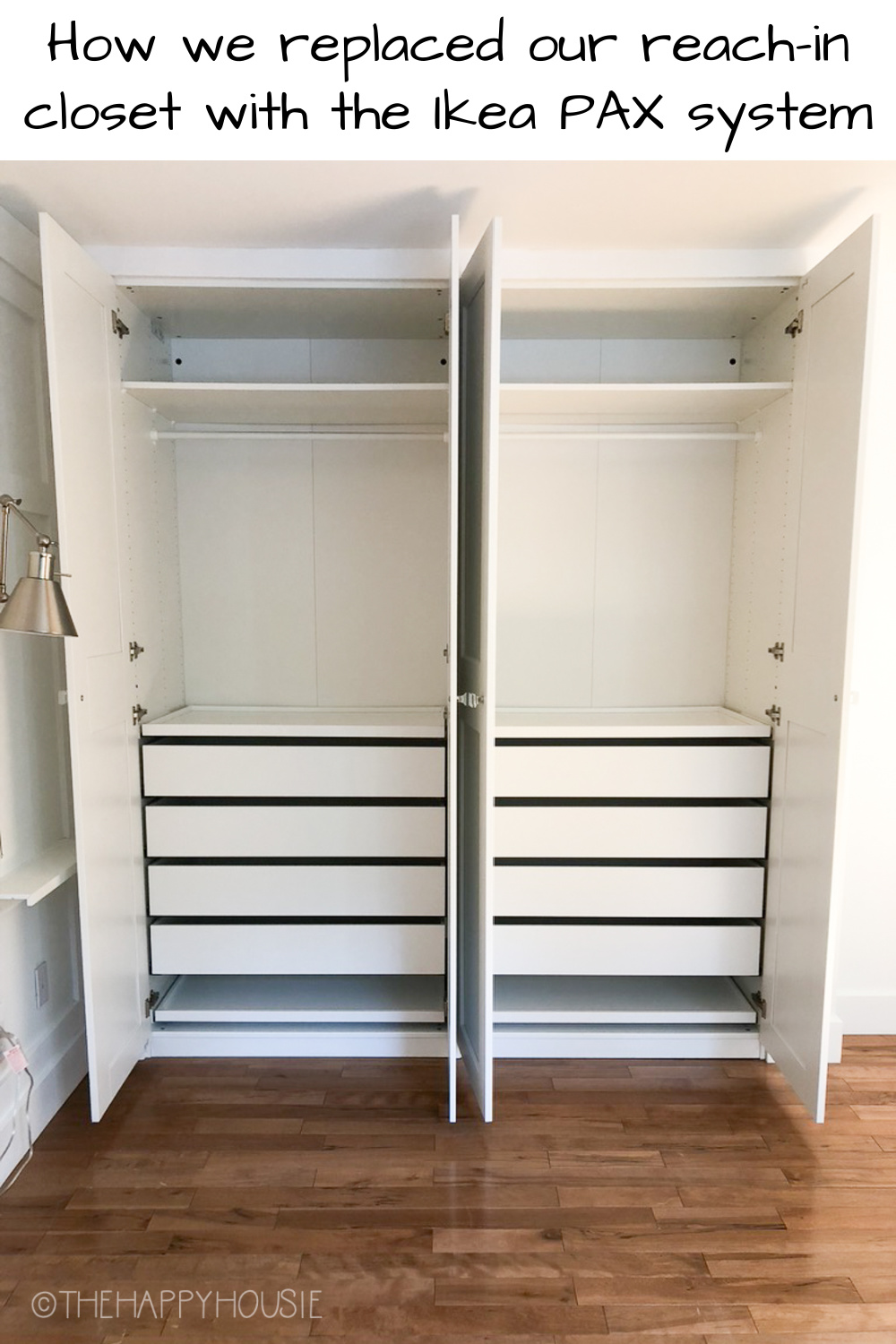 Replacing Reach-in with an Ikea Pax Closet System | The Happy Housie