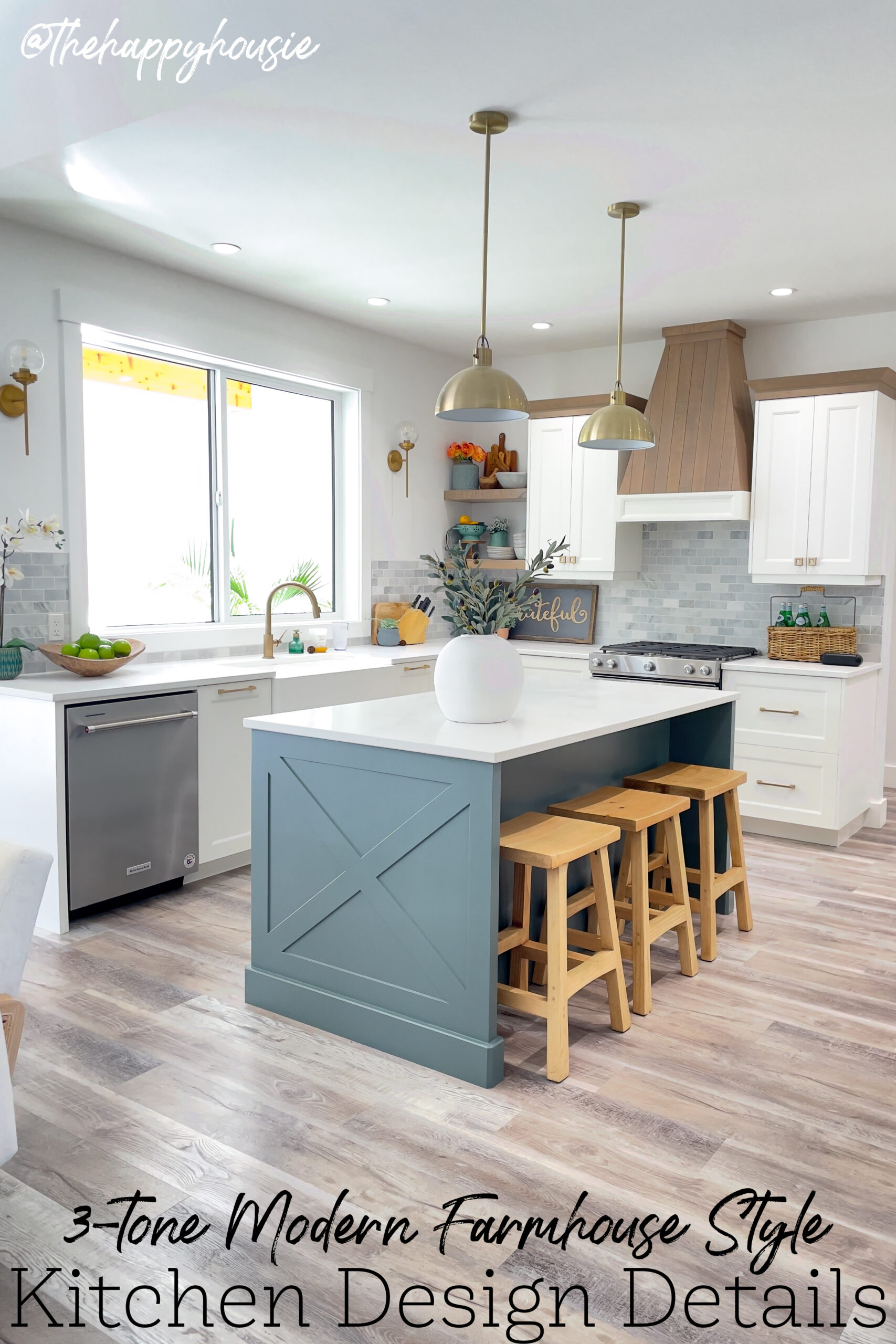 Our New Build Three Tone Modern Farmhouse Style Kitchen   The ...