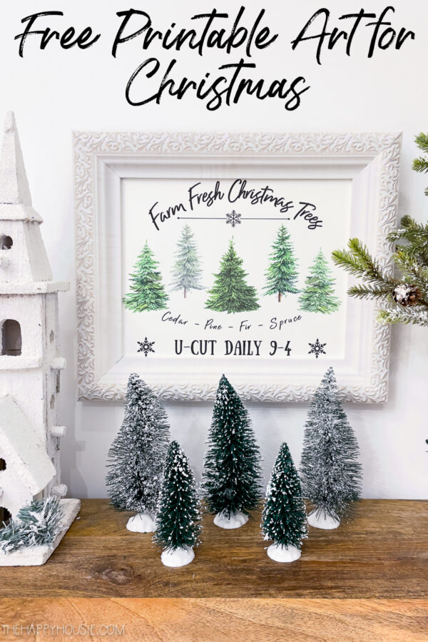 Free Christmas Printables for Thrifty Holiday Decorating | The Happy Housie