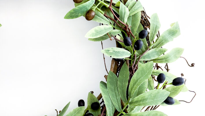 DIY Olive Branch Wreath