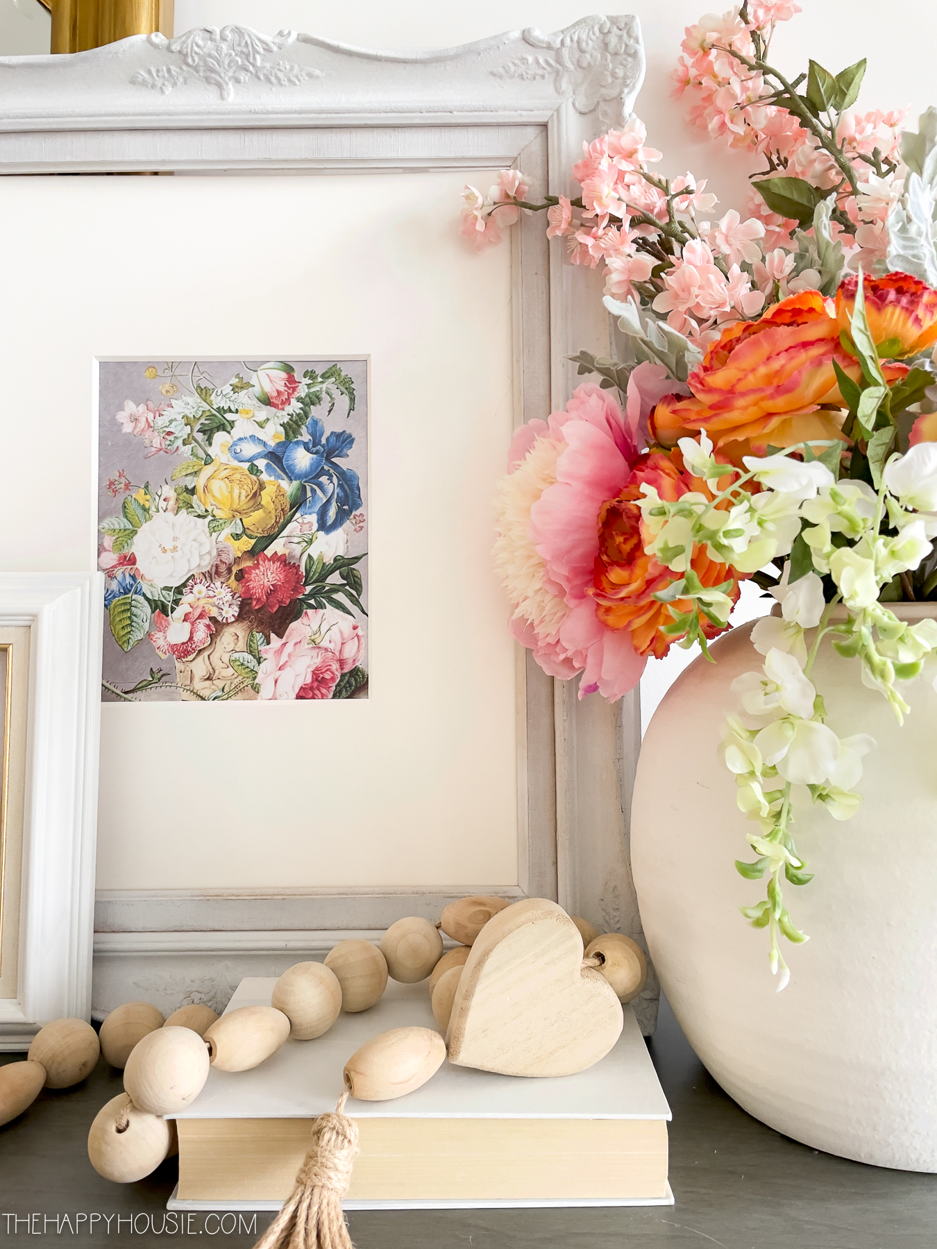 Rose Bouquet Art Print Cozy Floral Art for Bedroom Valentines Day gift Romantic Art Poster