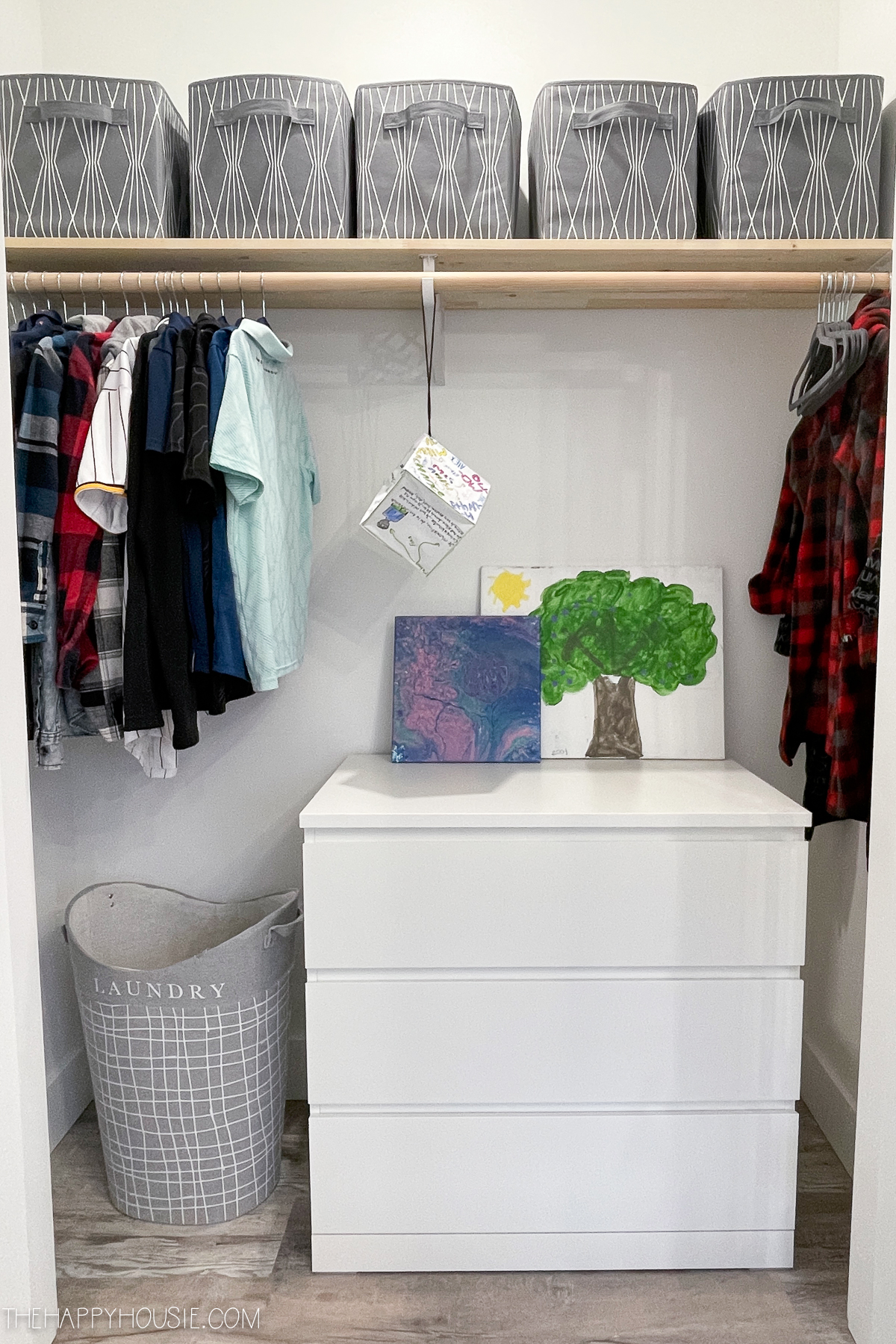 room organization ideas picture of dresser in closet for extra storage