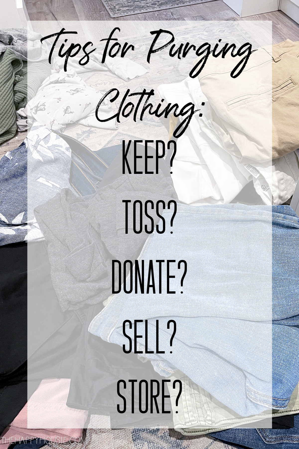 bedroom organization ideas questions to ask when purging your clothing