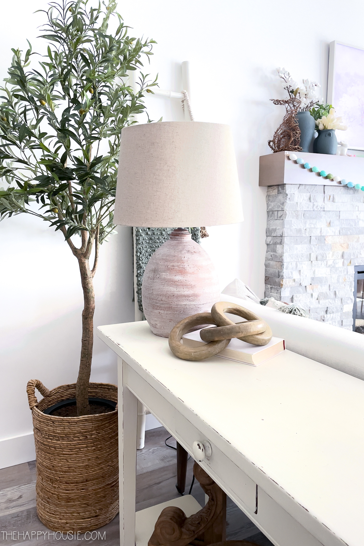 mixing spring home decor into your regular decor