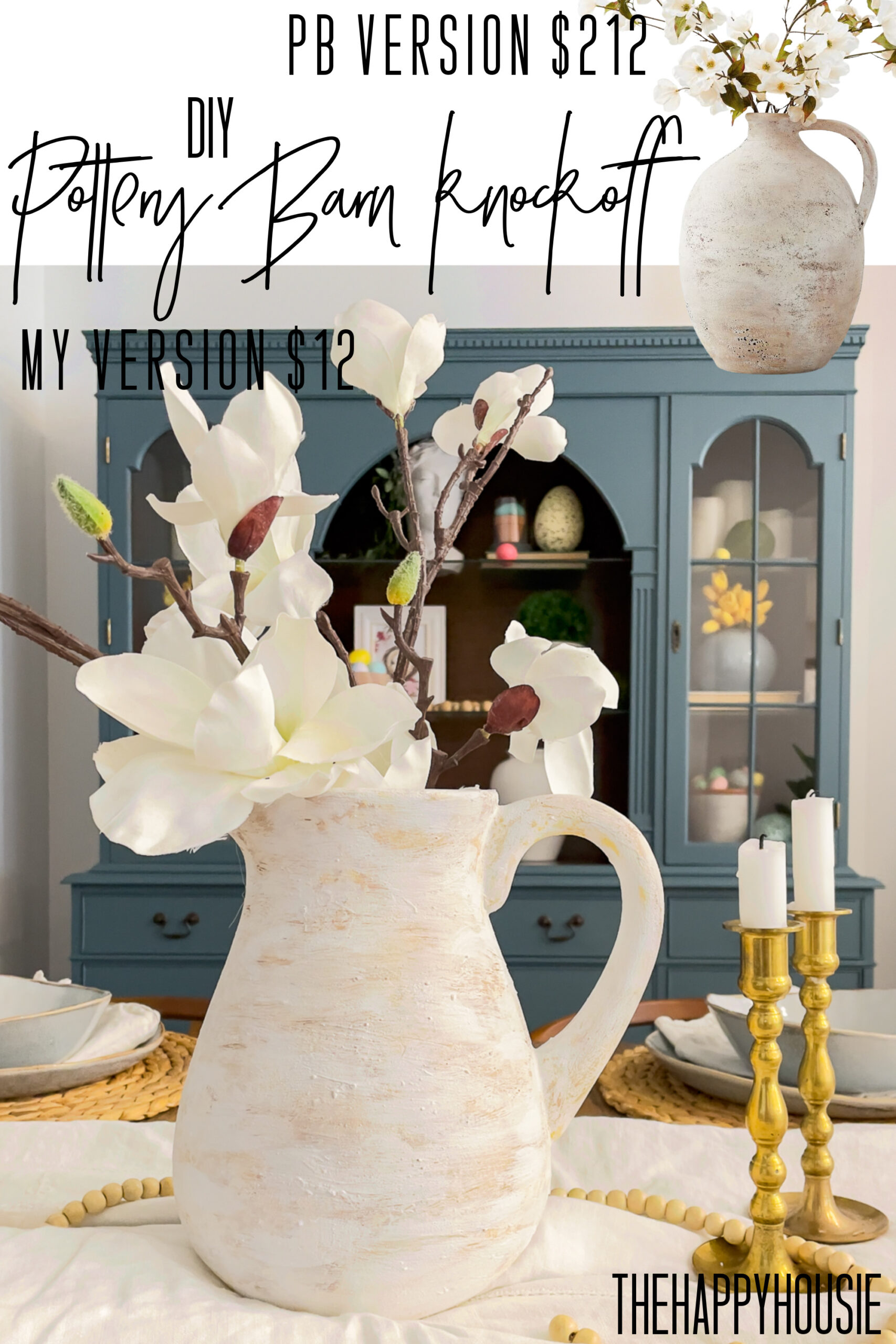 Stoneware pitcher - Cute home decor