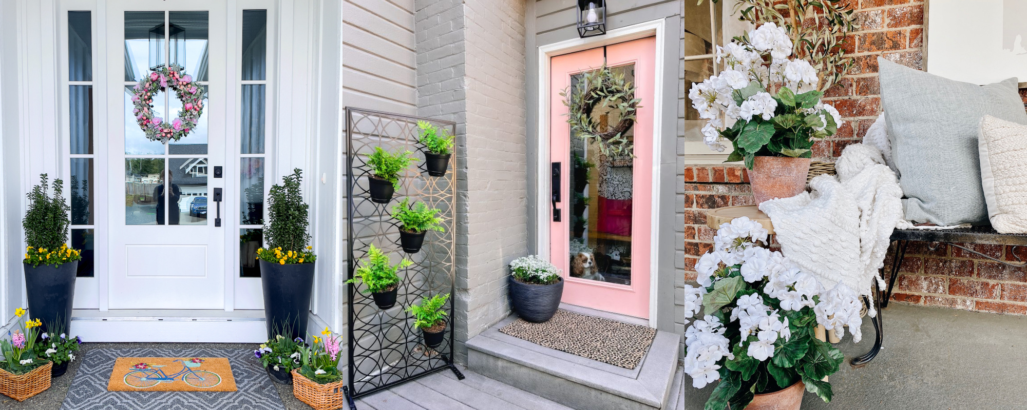 DIY Spring Wreath Ideas  Spring Porch Decor Inspiration