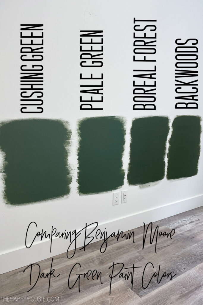 Dark Green Paint Colors The Happy Housie dark-green-paint-colors-the-happy-housie