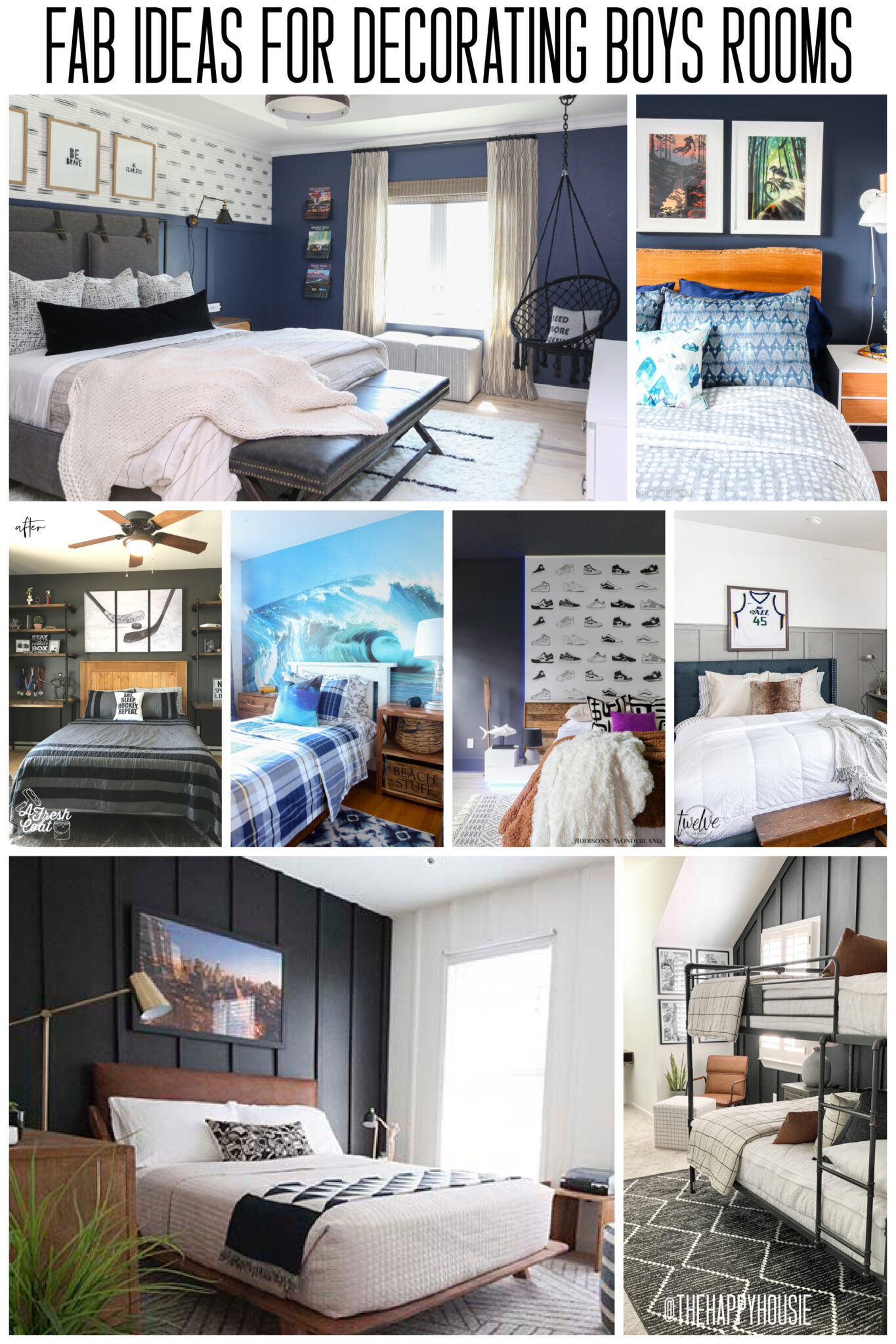 Boys Bedroom Ideas | The Happy Housie