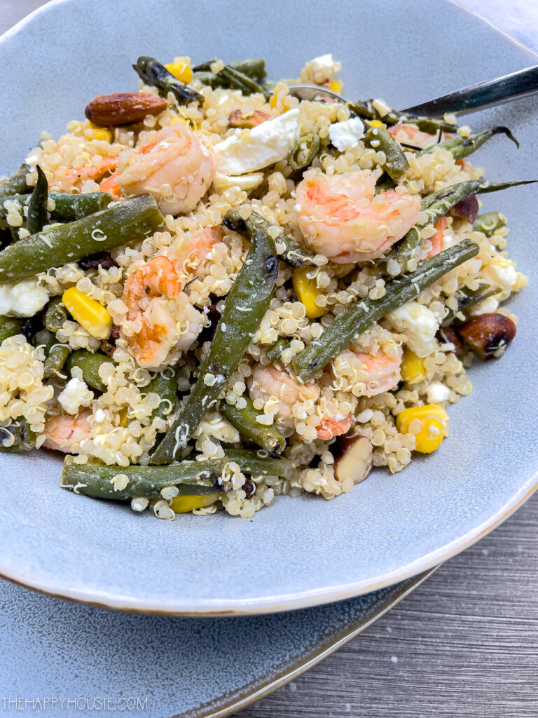 Green Bean & Shrimp Quinoa Salad