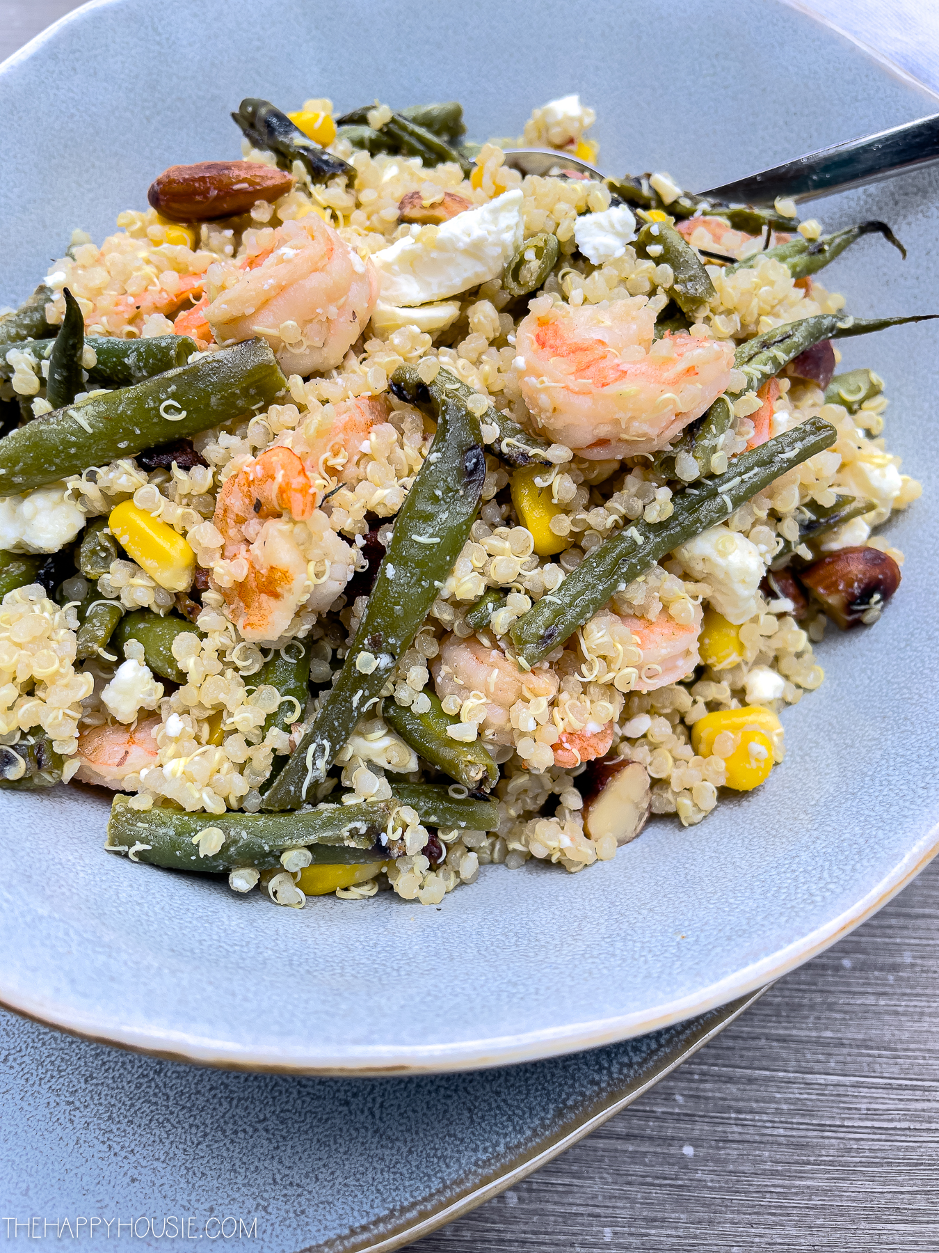 Green Bean & Shrimp Quinoa Salad
