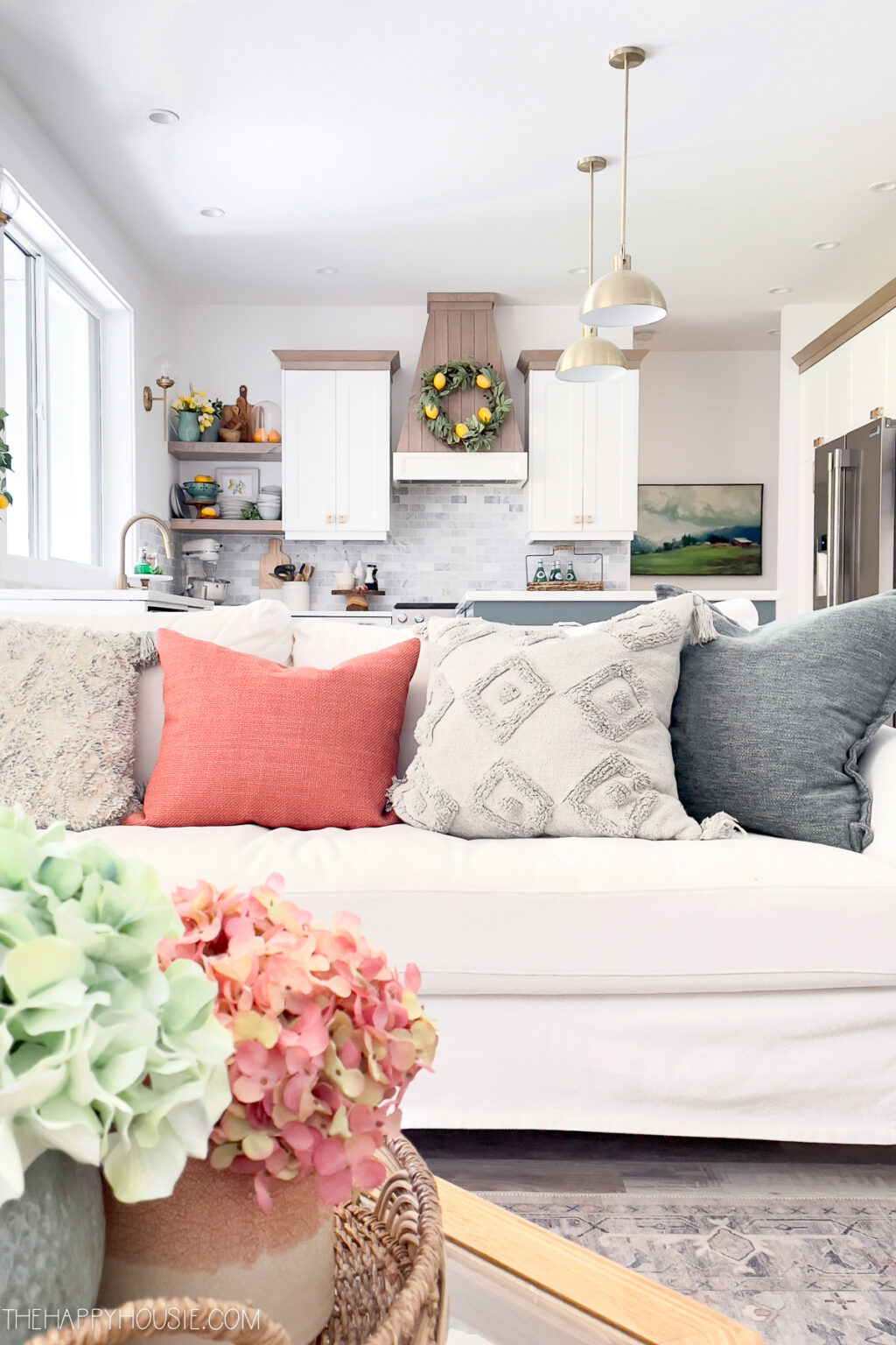 Summer Living Room Decor | The Happy Housie