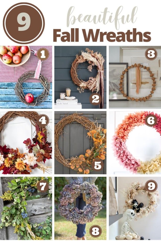 7 DIY Fall Wreath Ideas with Dollar Tree Items - Crazy Life with Littles