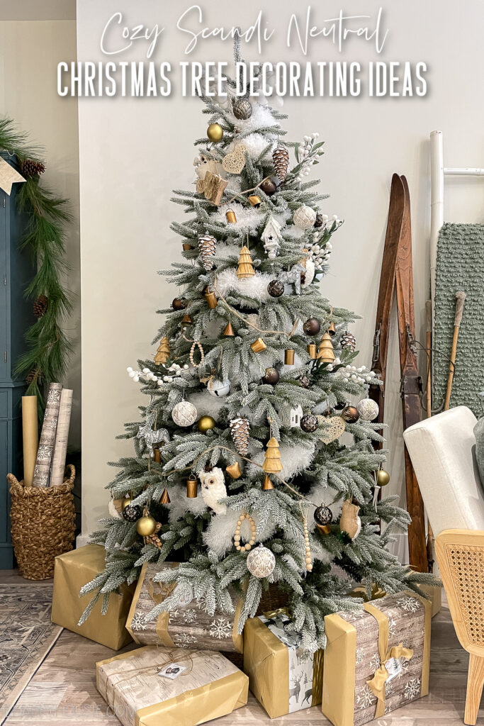 Scandi Neutral Christmas Tree Decorating Ideas | The Happy Housie