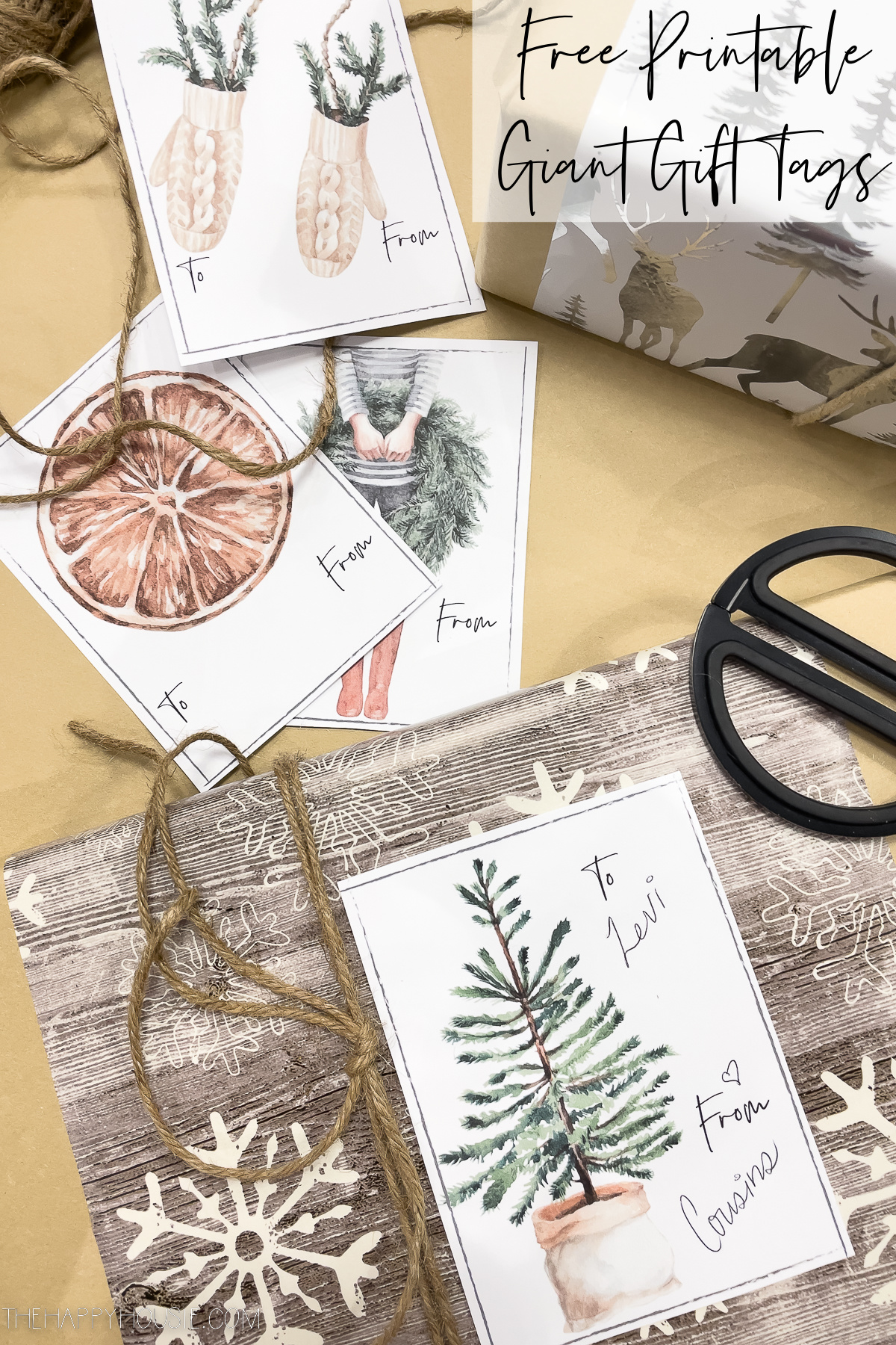 How to Wrap Gifts: Tips, Tricks, & Free Christmas Tags